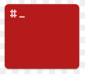 Paper - snwhorg Terminal Black And Red Icon png