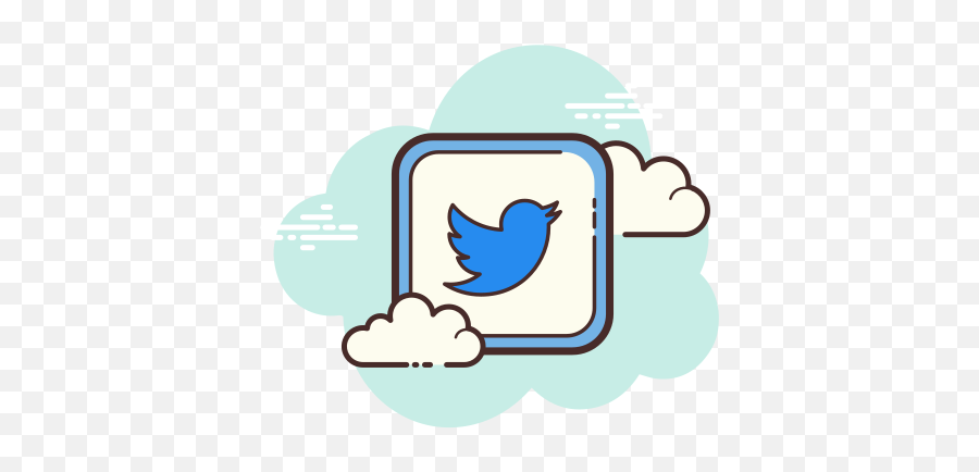 Twitter Icon - Free Download Png And Vector App Icon Ios Icon Cute,Cloud Icon Vector Free