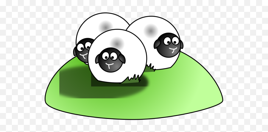Simple Cartoon Sheep Png Svg Clip Art For Web - Download 3 Sheep Clipart,Sheep Icon