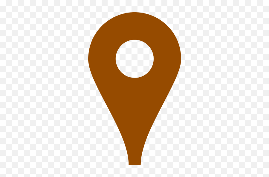Brown Marker Icon - Free Brown Marker Icons Dot Png,Google Map Pointer Icon