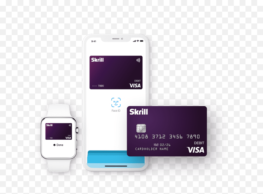 Prepaid Card Skrill - Electronics Brand Png,Mobile Icon For Visiting Card Png