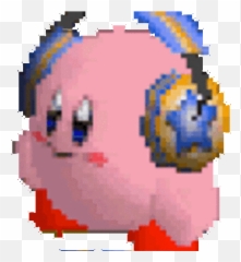 Kirby Emojis For Discord U0026 Slack - Discord Emoji Kirby Vibing Gif Png,Gun Icon Anime Gif