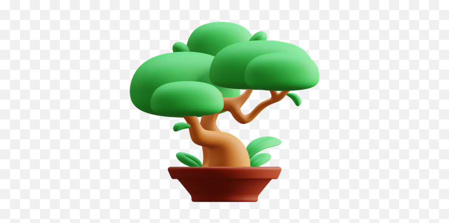 Bonsai Tree Icon - Download In Flat Style Fungus Png,Tree Icon Vector Free