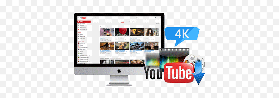 How To Download 4k Ultra Hd Video From Youtube With - Youtube On Computer Transparent Png,Youtube Desktop Icon Windows 10