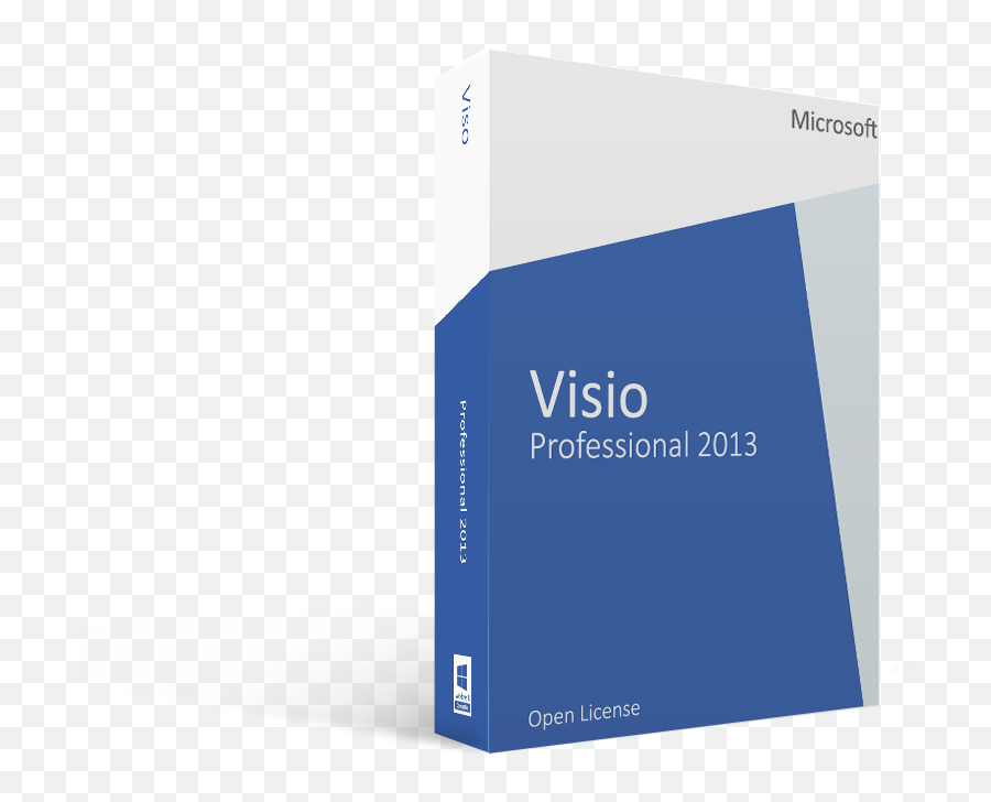 Microsoft Visio 2013 Professional Open License - Horizontal Png,Visio Excel Icon