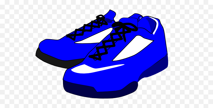 Clip Art - Blue Shoes Clip Art Png,Shoes Clipart Png