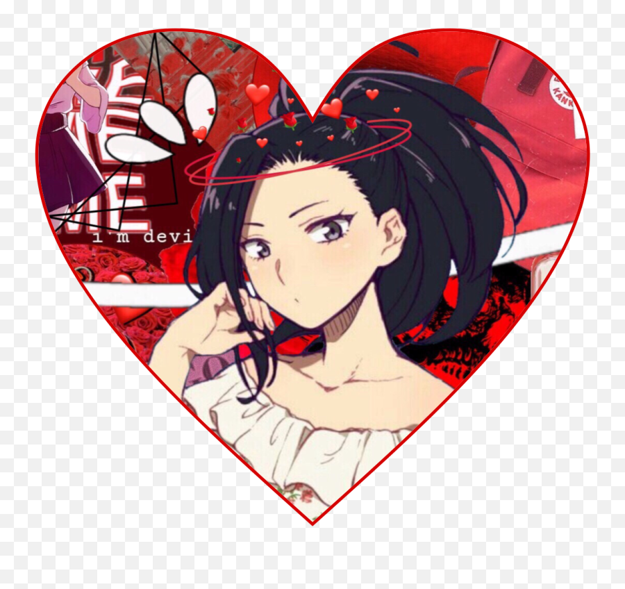 Momo Momoyaoyorozu Sticker By Danganronpaotaku - Di Momo My Hero Academia Png,Momo Icon