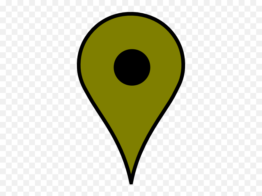 Map Marker Clip Art - Vector Clip Art Online Dot Png,Google Maps Marker Circle Icon