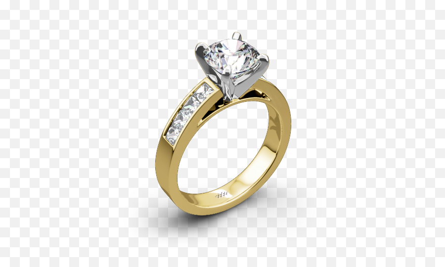 Diamond Wedding Rings Png 3 Image - Gold Diamond Engagement Rings,Rings Png