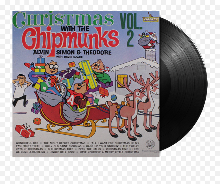 Christmas With The Chipmunks Vol2 Lp Png St Theodore Icon