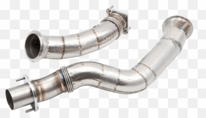 Bmw F80 M3 U0026 F82 M4 - Direct Fit 100 Stainless Steel Downpipe With Heat Shield png