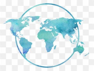 Contact - World Map Vector png