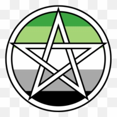 Pentagram Pentacle Lgbt Aromantic Pride Lovewins Freeto - Salem Witch Trials Symbols png