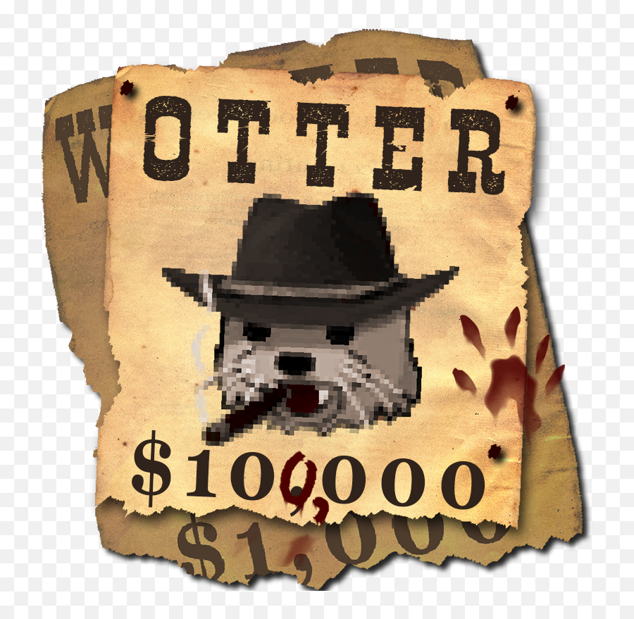 Steam Community Otter Wanted Poster - Poster Png,Wanted Poster Png