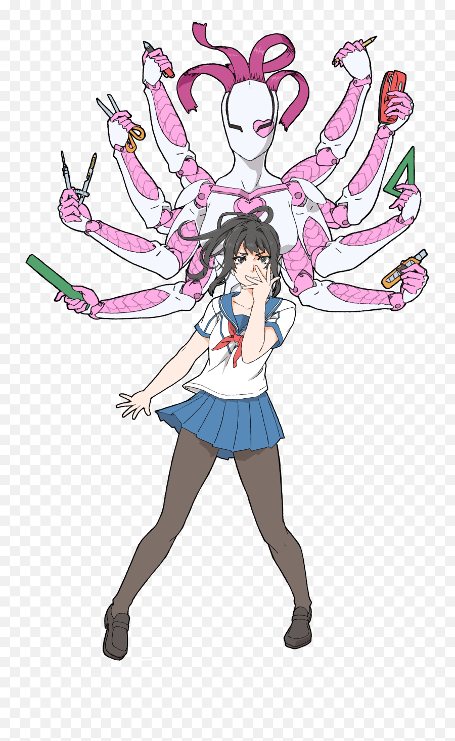 Swag Yandere - Chan Yandere Simulator 513553 Png Images Yandere Sim Jojo Easter Egg,Swag Png