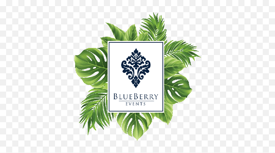 Leaf Png Blueberry Events - Summer Tropical Background With Exotic Leaves,Leaf Png