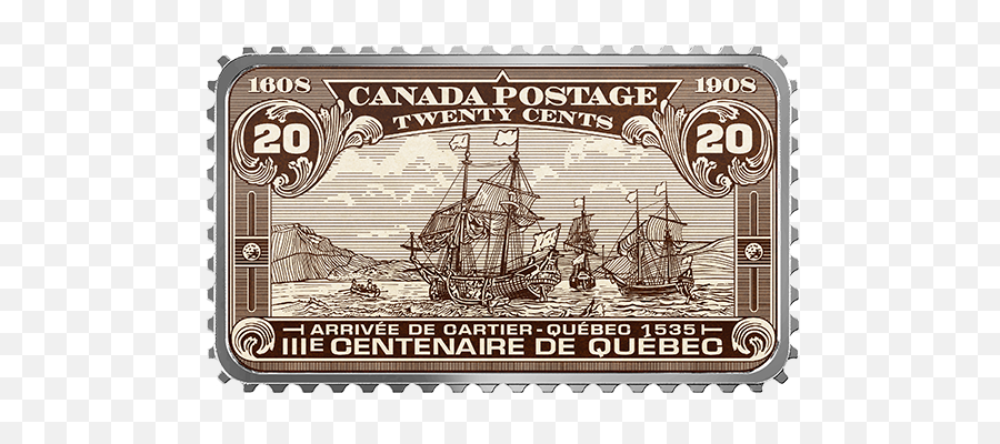 1 Oz Pure Silver Coloured Coin - Canadau0027s Historical Stamps Canada Celebrates Jubilee Png,Postage Stamp Png