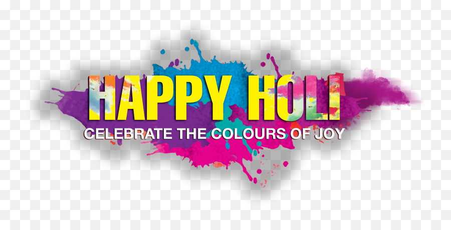 Happy Holi Text Png Download For