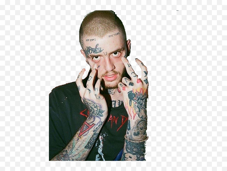 Download Lil Peep Lilpeep Gbc Cry Baby - All Lil Peeps Tattoos Png,Crybaby Png