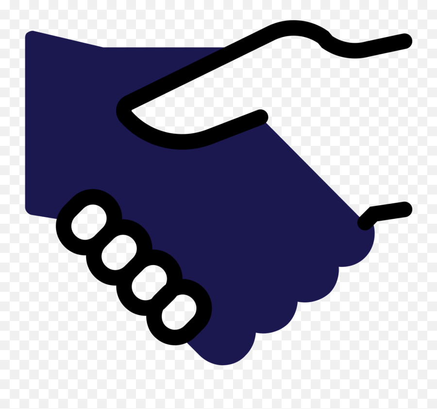 Handshake - Icon Blue Tutor Transparent Cartoon Jingfm Händeschütteln Icon Png,Handshake Icon Png