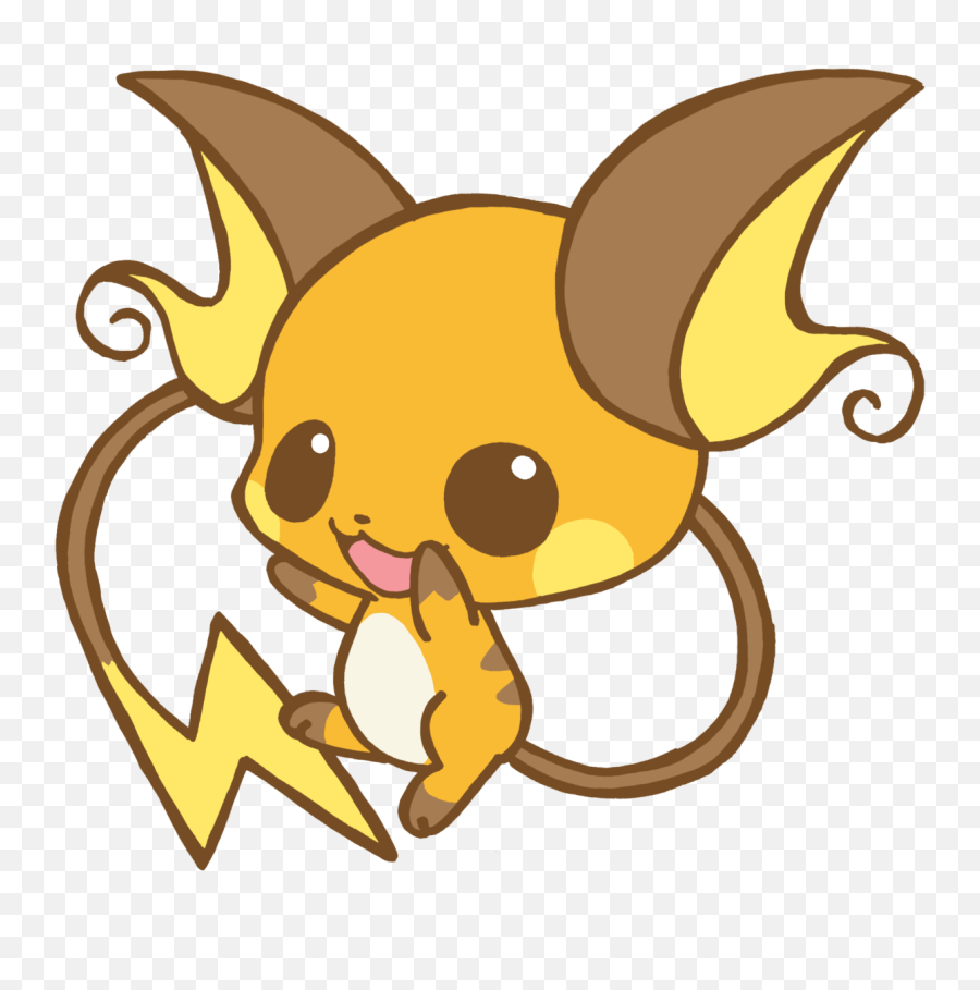 Cute Pokemon - Chibi Pichu Png,Raichu Png