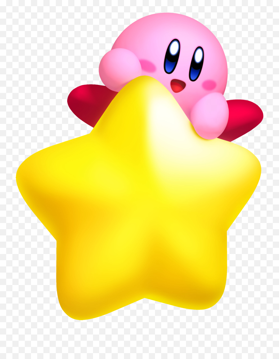 Return Blowout Kirby Robobot Planet - Kirby On A Warp Star Png,Kirby Transparent Background