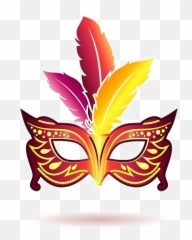 Carnival Mask Clipart Png - Halloween Masks,Masquerade Mask Png