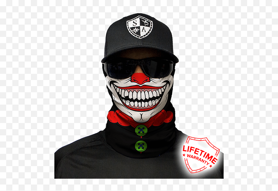 Download Joker Face Shield - Face Shield Clown Png,Clown Face Png