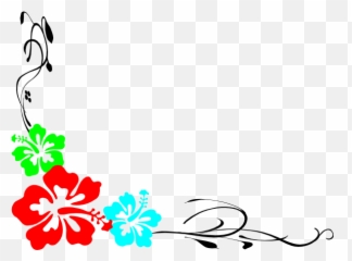 Luau Clip Art - Hawaiian Luau Border Clip Art Png,Luau Png