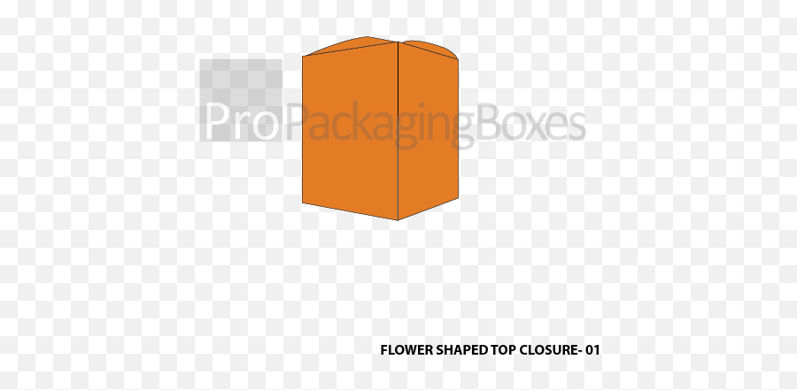 Flower Shaped Top Closure Boxes - Propackagingboxes Box Png,Flower Shape Png