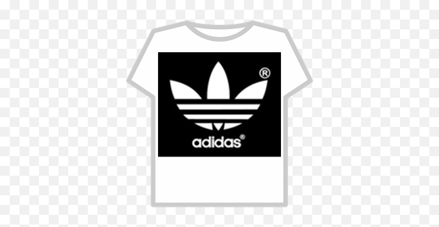 Black Adidas - T Shirt Roblox Adidas Png,Black Adidas Logo