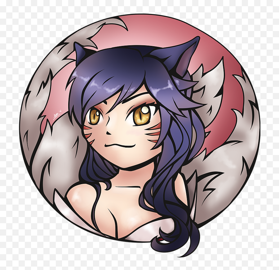 Past Work Omega - Ink Cartoon Png,Ahri Png