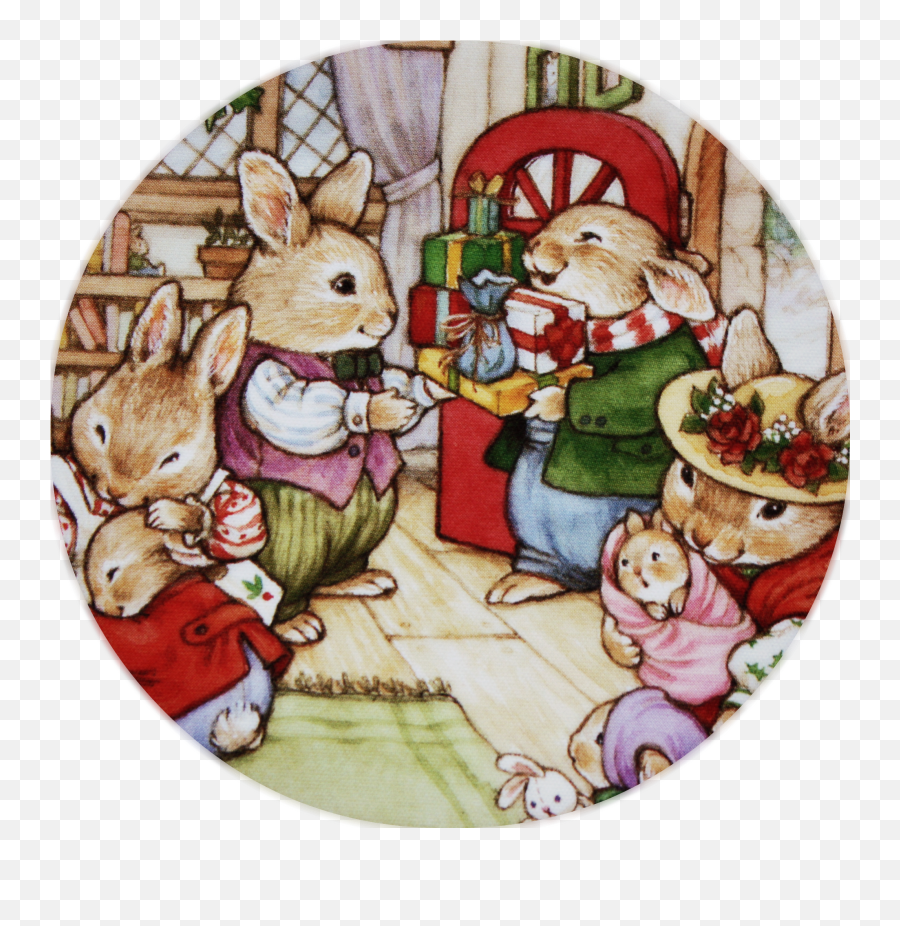 Clever Bunnies Simply Having A Wonderful Christmas Time - Cartoon Png,Bunnies Png