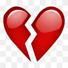 Download Broken Red Heart Emoji Icon - png