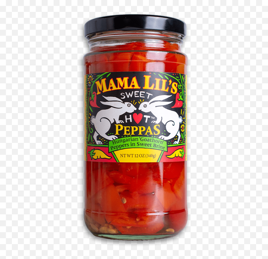 Mama Lilu0027s Sweet Hot Pickled Peppers - Mama Sweet Hot Peppas Png,Peppers Png