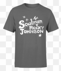 Soulman Rocky Johnson - Dwayne Trademark Shirt Design png
