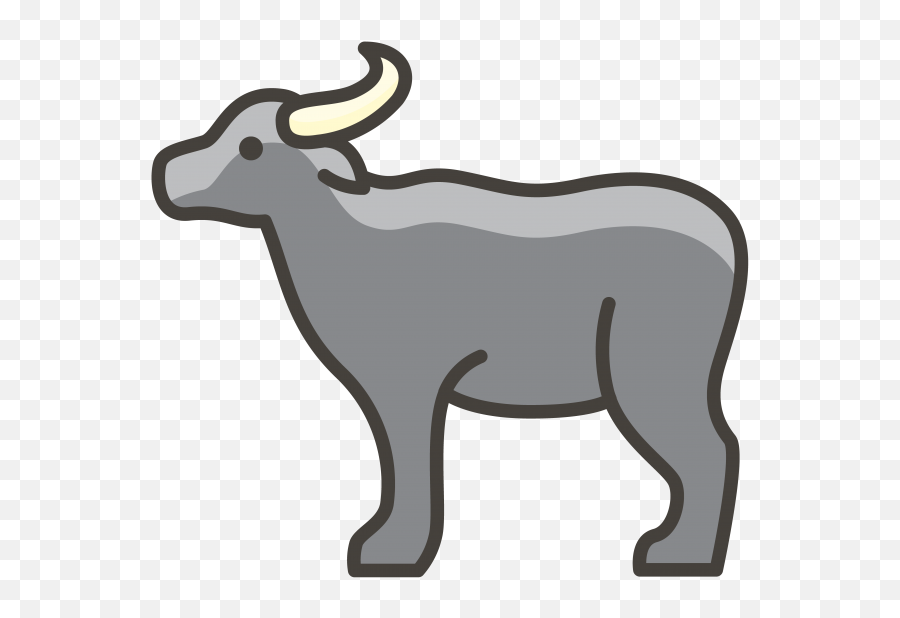 Water Buffalo Free Icon Of 780 Vector Emoji - Water Buffalo Icon Png,Buffalo Png