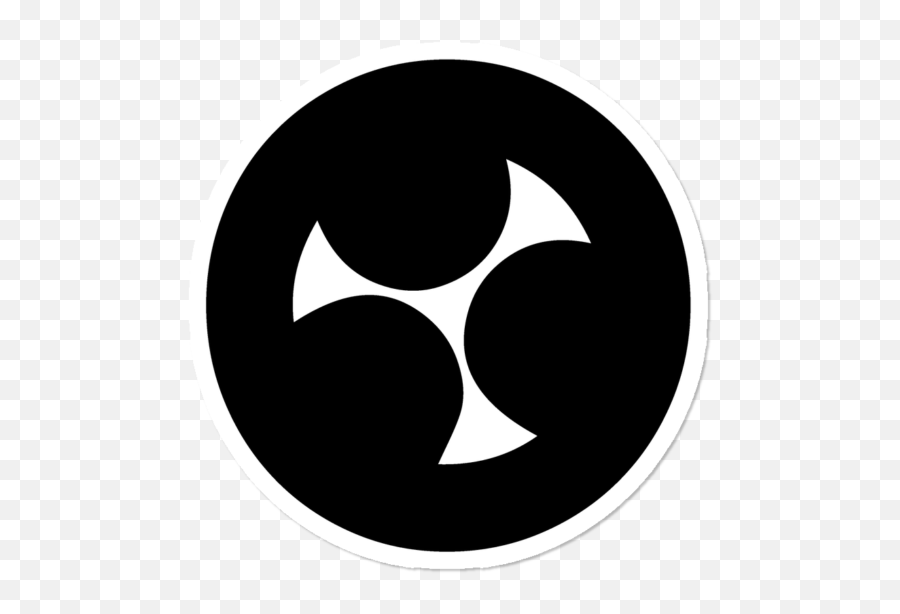 Kompany Circle Logo Sticker By Design Humans - Crescent Png,Circle Logo Design