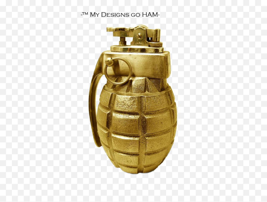 Golden Grenade Psd Official Psds - Gold Grenade Png,Grenade Transparent