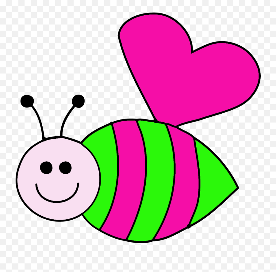 Bees Silhouette - Valentine Cliparts Png,Bee Clipart Png