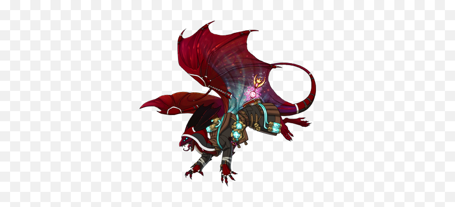 Vision And The Scarlet Witch Dragon Share Flight Rising - German Dragons Png,Scarlet Witch Png