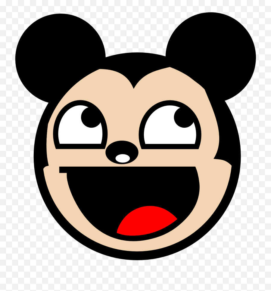Mickey Mouse Face Id 66014 Clipart - Funny Mickey Mouse Png Mickey Mouse Face,Funny Transparent Images