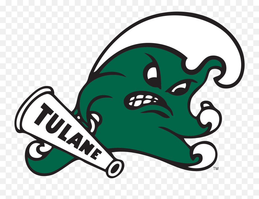 Tulane Green Wave - Wikipedia Green Wave Tulane Football Png,Mascot Logos