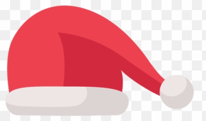 Red Santa Claus Hat Flat Icon 14 - Christmas Png