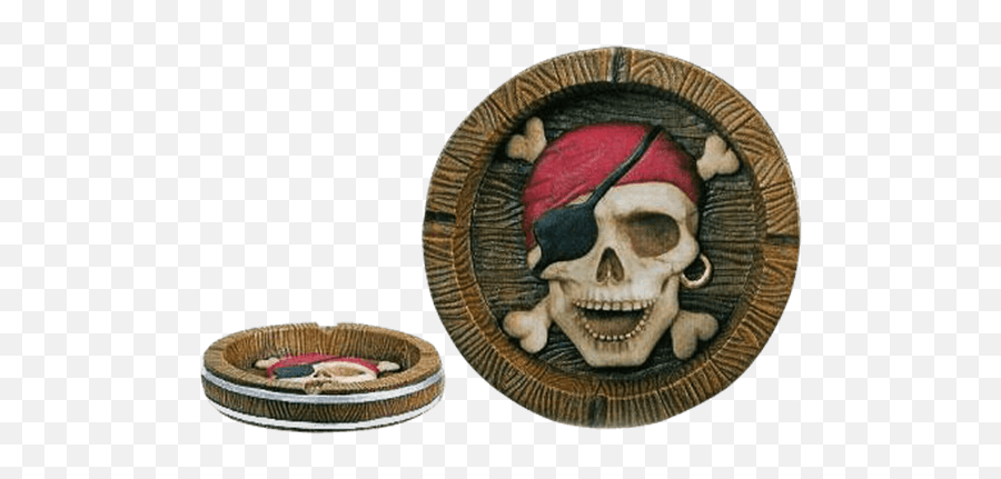 Download Pirate Skull Ashtray - Ytc Summit 7261 Pirate Creepy Png,Ashtray Png
