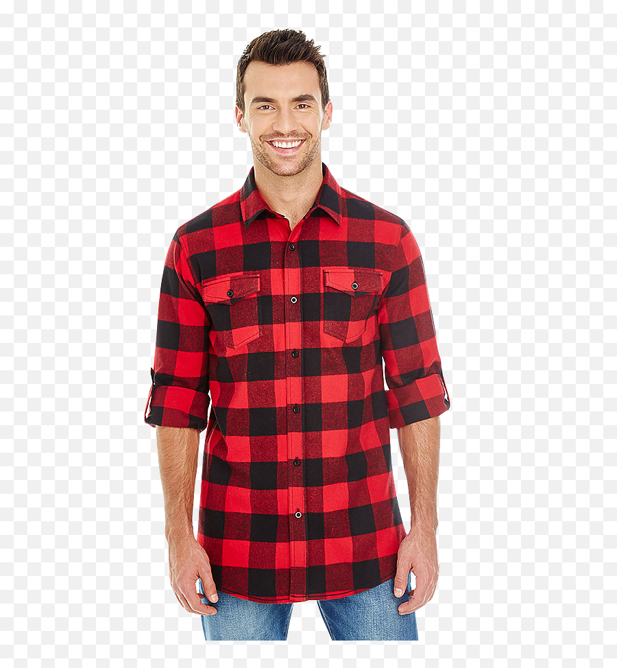 Buffalo Plaid Flannel - Sport Tek Embossed Tough Polo Png,Flannel Png