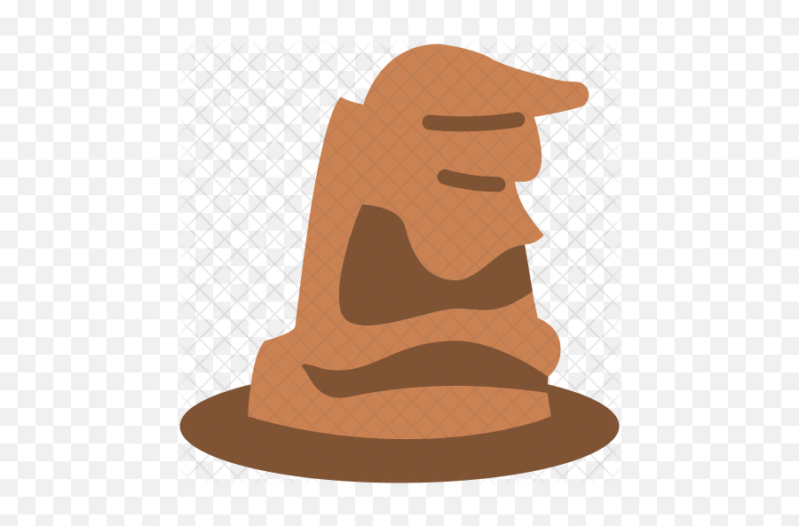 Sorting Hat Icon - Harry Potter Flat Design Png,Sorting Hat Png