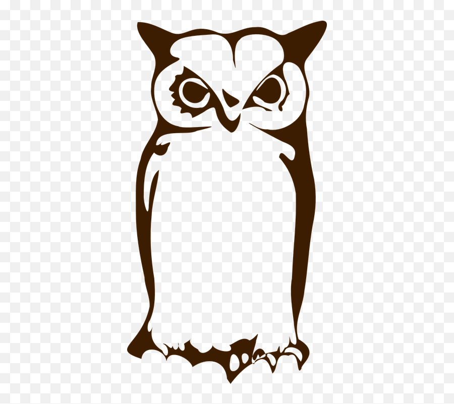 Silhouette Owl Png Icon Transparent - Tato Tribal Bunga Simple,Ovo Owl Png