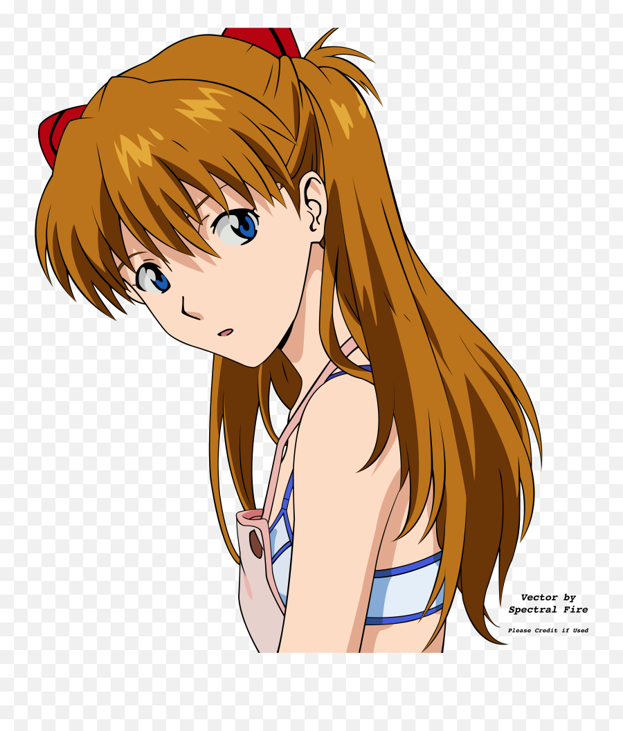 I Made This A While Back Hereu0027s My Asuka Vector Asukalangley - Asuka Langley Hair Png,Asuka Transparent