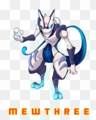 Passion Art Mew Three - Mew 3 Fan Art Png,Mew Transparent